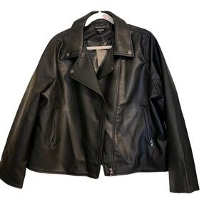 Stylish Faux Leather Jacket
